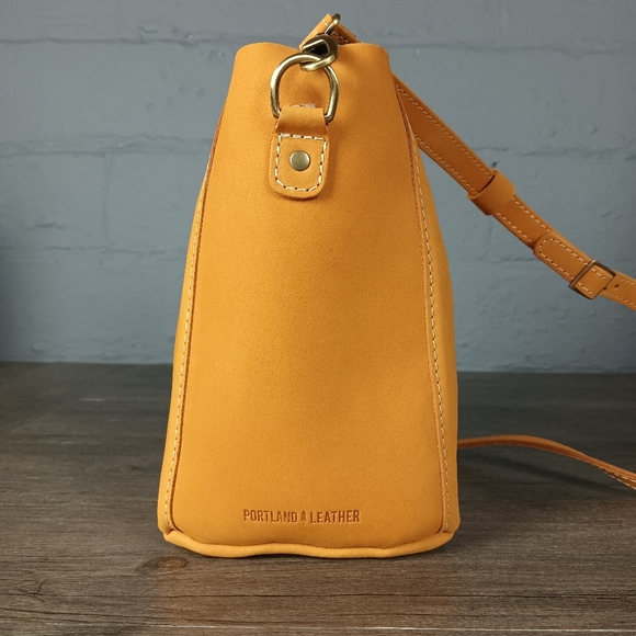 Portland Leather Butterfly Bucket Bag - Picture 16 of 16